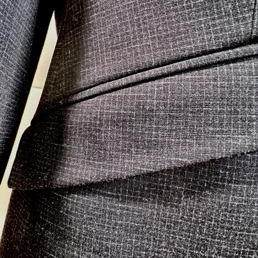 Jules & Leopold Gray Blazer Women's Career Business Jacket Lined Large 8 EUC - Picture 7 of 8